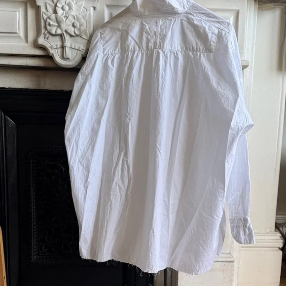 Hannoh Wessel Designer White Button-Up Shirt - Picture 6 of 11